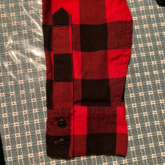 Levi’s Misses XS Buffalo Plaid Long Sleeve Button-Down Flannel Shirt - Picture 3 of 6